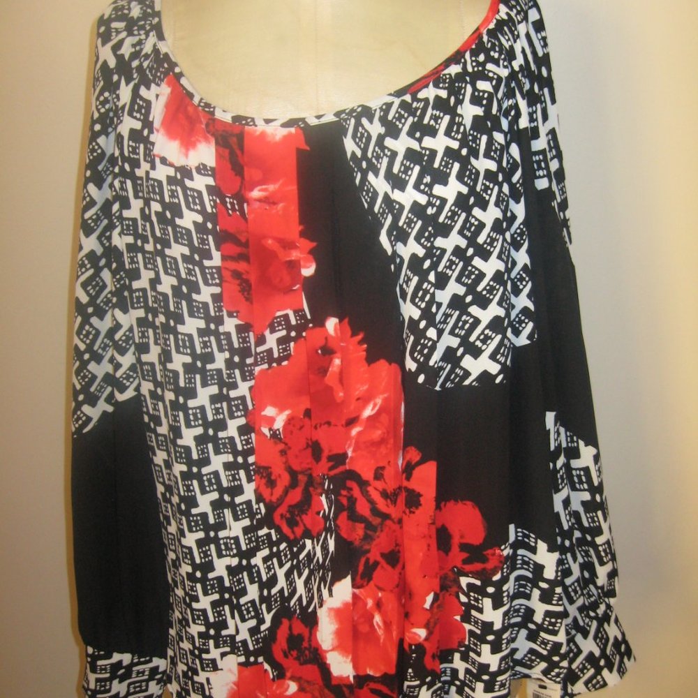 ALFANI Woman Plus Tunic Blouse
